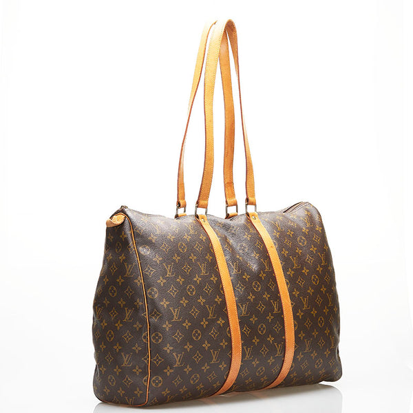 ルイ ヴィトン モノグラム フラネリー50 ショルダーバッグ M51116 ブラウン PVC レザー レディース LOUIS VUITTON 【中古】
