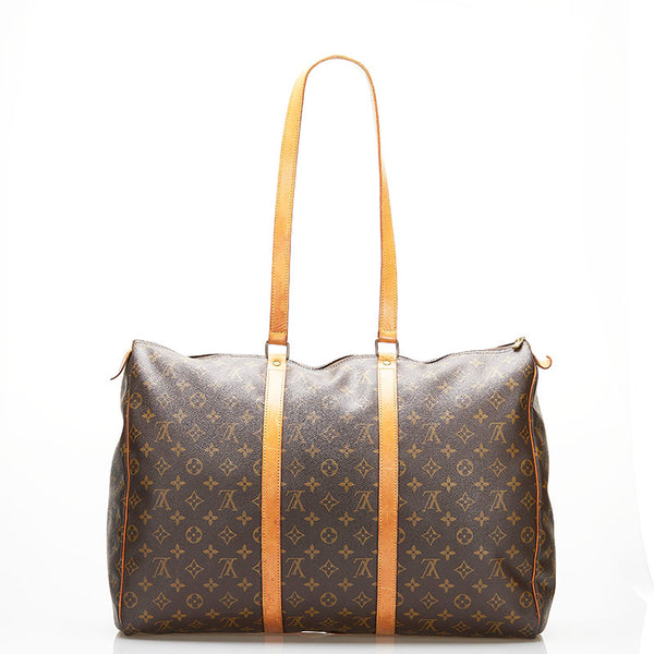 ルイ ヴィトン モノグラム フラネリー50 ショルダーバッグ M51116 ブラウン PVC レザー レディース LOUIS VUITTON 【中古】