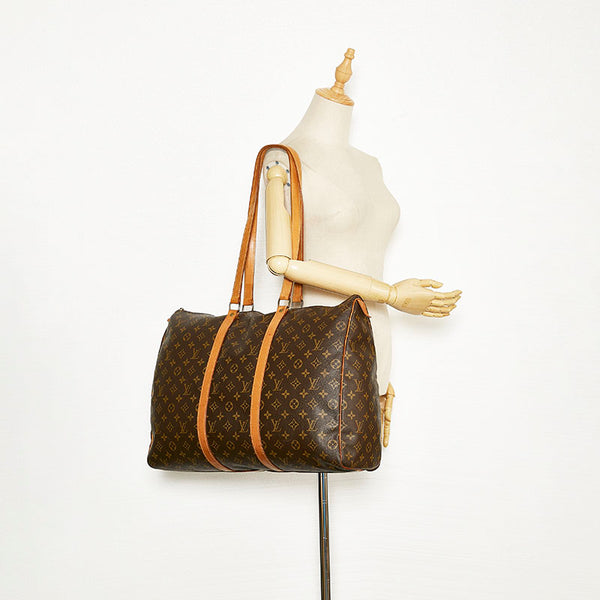 ルイ ヴィトン モノグラム フラネリー50 ショルダーバッグ M51116 ブラウン PVC レザー レディース LOUIS VUITTON 【中古】