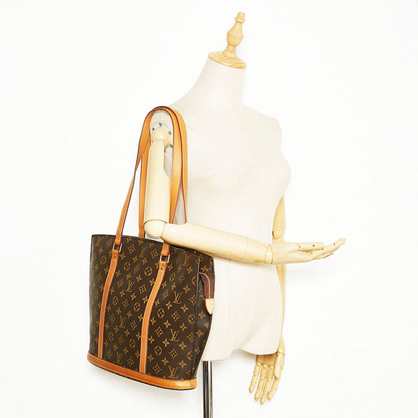 ルイ ヴィトン モノグラム バビロン トートバッグ ショルダーバッグ M51102 ブラウン PVC レザー レディース LOUIS VUITTON 【中古】