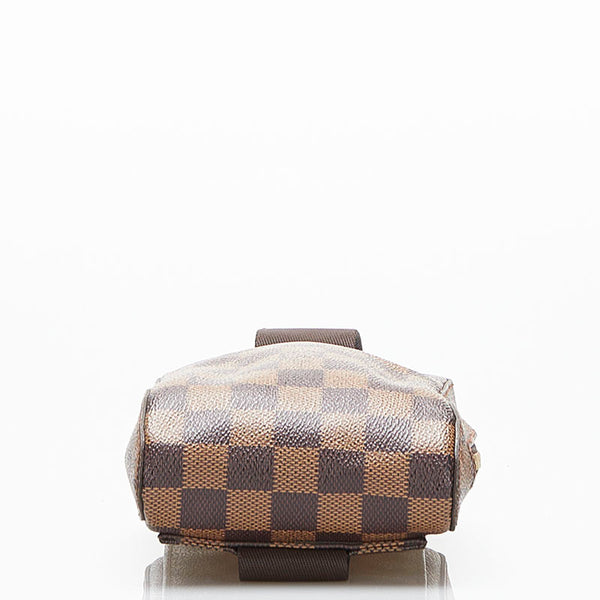 ルイ ヴィトン ダミエ ジェロニモス ボディバッグ N51994 エベヌ ブラウン PVC レザー メンズ LOUIS VUITTON 【中古】