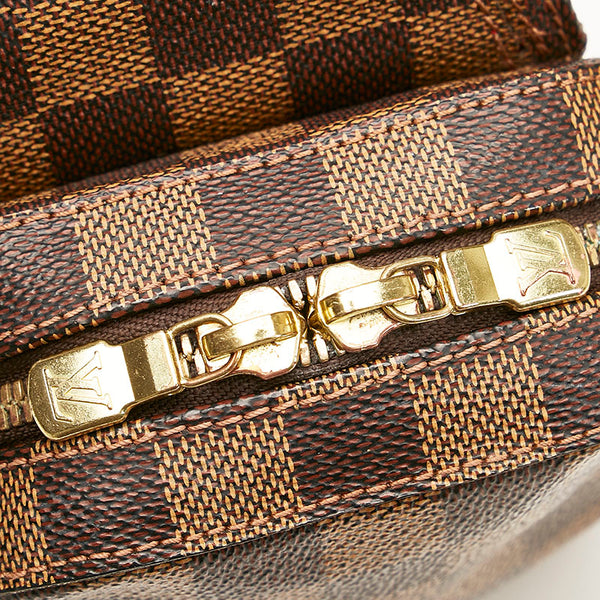 ルイ ヴィトン ダミエ ジェロニモス ボディバッグ N51994 エベヌ ブラウン PVC レザー メンズ LOUIS VUITTON 【中古】