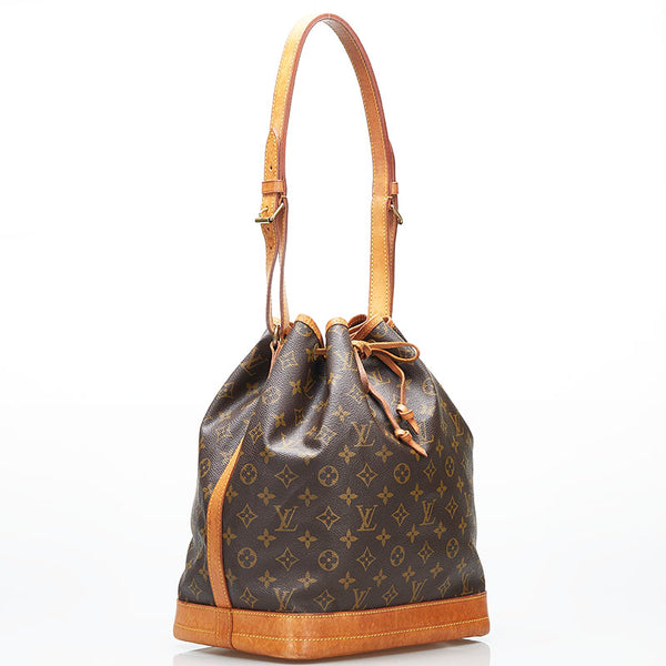 ルイ ヴィトン モノグラム ノエ ショルダーバッグ M42224 ブラウン PVC レザー レディース LOUIS VUITTON 【中古】
