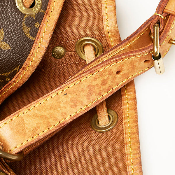 ルイ ヴィトン モノグラム ノエ ショルダーバッグ M42224 ブラウン PVC レザー レディース LOUIS VUITTON 【中古】