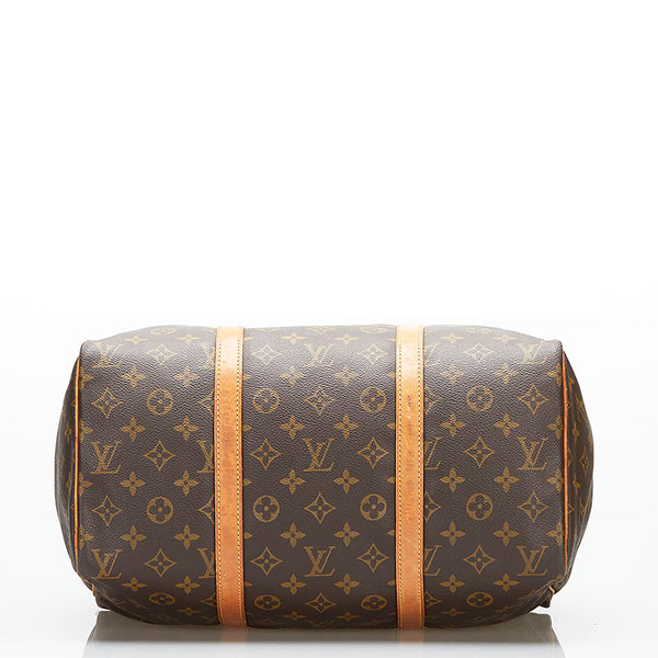 ルイ ヴィトン モノグラム サックスープル35 ボストンバッグ M41626 ブラウン PVC レザー レディース LOUIS VUITTON 【中古】