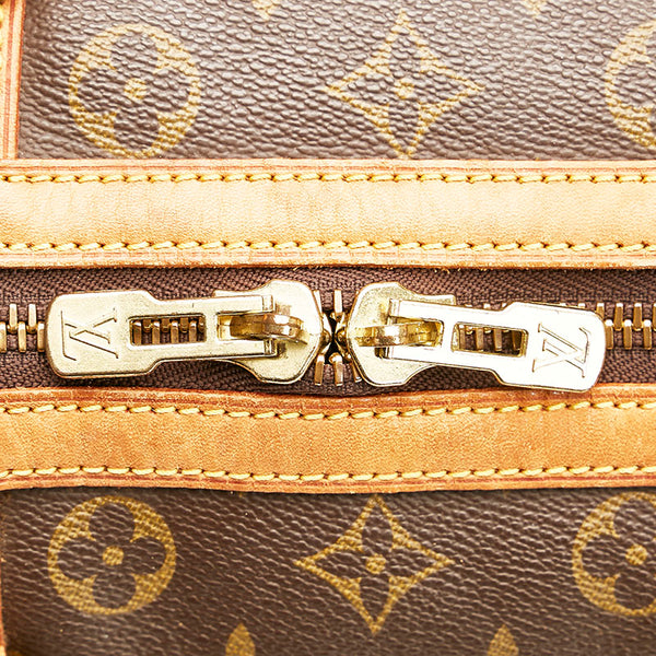ルイ ヴィトン モノグラム サックスープル35 ボストンバッグ M41626 ブラウン PVC レザー レディース LOUIS VUITTON 【中古】