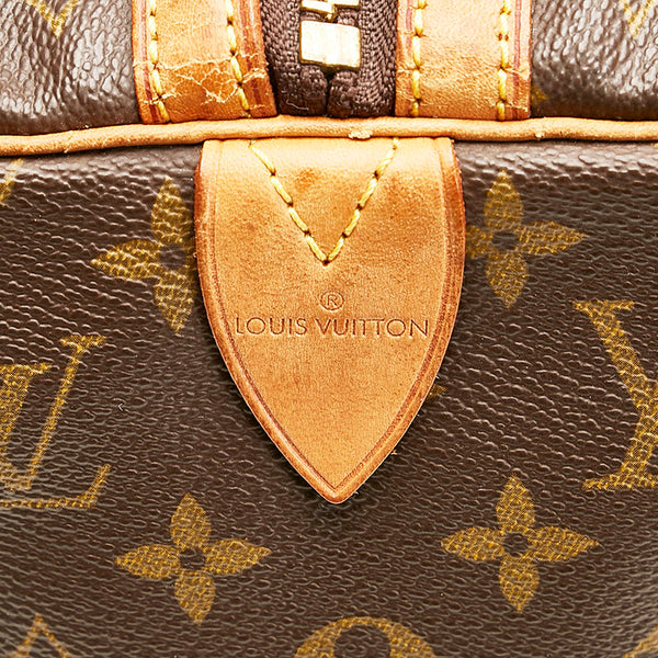 ルイ ヴィトン モノグラム サックスープル35 ボストンバッグ M41626 ブラウン PVC レザー レディース LOUIS VUITTON 【中古】