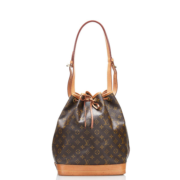 ルイ ヴィトン モノグラム ノエ ショルダーバッグ M42224 ブラウン PVC レザー レディース LOUIS VUITTON 【中古】