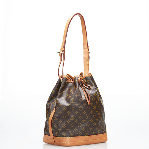 ルイ ヴィトン モノグラム ノエ ショルダーバッグ M42224 ブラウン PVC レザー レディース LOUIS VUITTON 【中古】