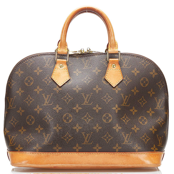 ルイ ヴィトン モノグラム アルマPM ハンドバッグ M51130 ブラウン PVC レザー レディース LOUIS VUITTON 【中古】