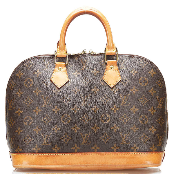 ルイ ヴィトン モノグラム アルマPM ハンドバッグ M51130 ブラウン PVC レザー レディース LOUIS VUITTON 【中古】