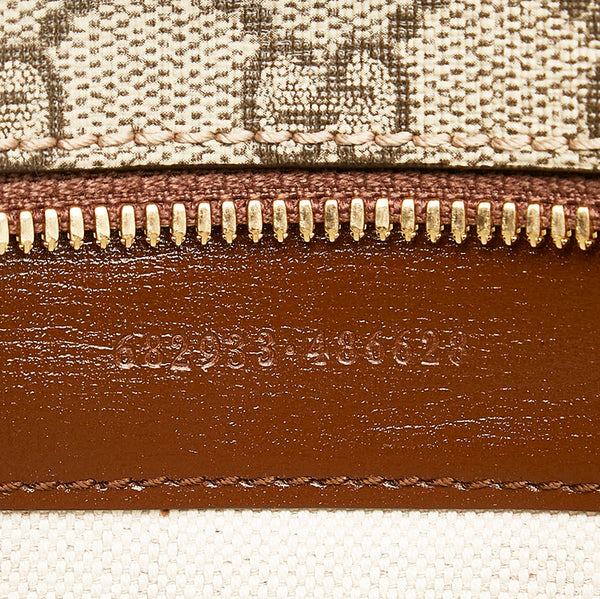 グッチ GGスプリーム インターロッキングG ボディバッグ ウエストバッグ ショルダーバッグ 682933 ベージュ ブラウン PVC レザー レディース GUCCI 【中古】