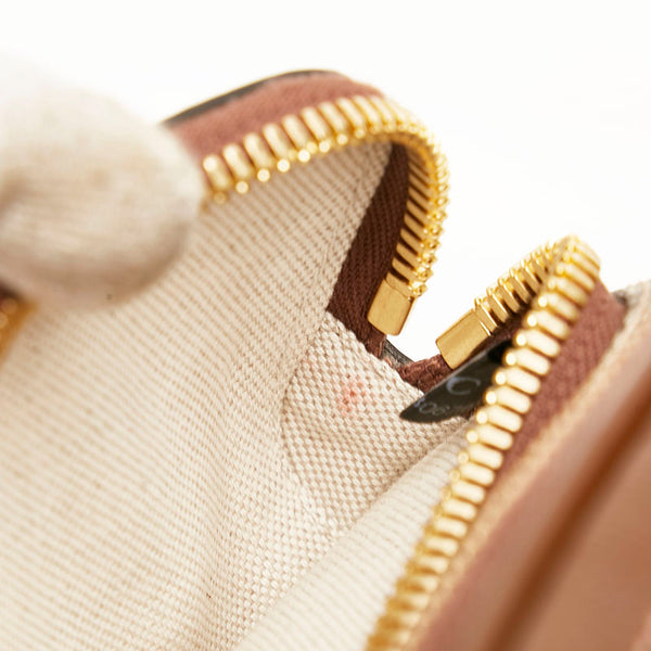 グッチ GGスプリーム インターロッキングG ボディバッグ ウエストバッグ ショルダーバッグ 682933 ベージュ ブラウン PVC レザー レディース GUCCI 【中古】