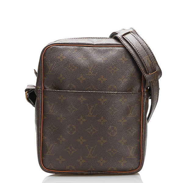 ルイ ヴィトン モノグラム プチ マルソー ショルダーバッグ M40264 ブラウン PVC レザー レディース LOUIS VUITTON 【中古】