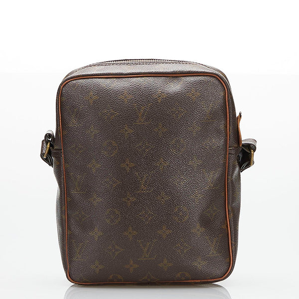 ルイ ヴィトン モノグラム プチ マルソー ショルダーバッグ M40264 ブラウン PVC レザー レディース LOUIS VUITTON 【中古】