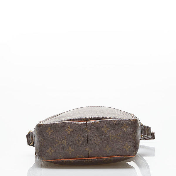 ルイ ヴィトン モノグラム プチ マルソー ショルダーバッグ M40264 ブラウン PVC レザー レディース LOUIS VUITTON 【中古】