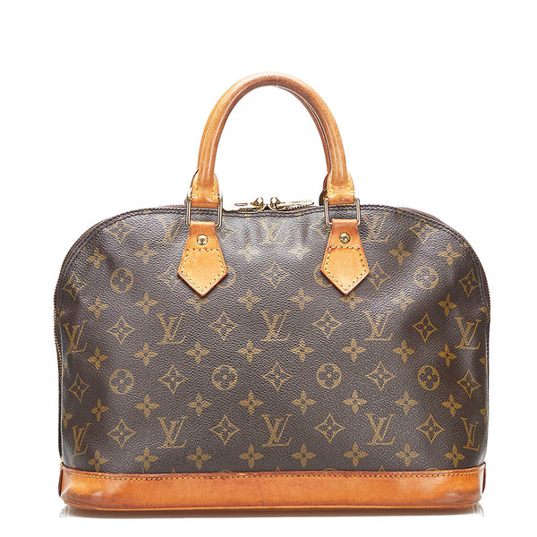 ルイ ヴィトン モノグラム アルマPM ハンドバッグ M51130 ブラウン PVC レザー レディース LOUIS VUITTON 【中古】