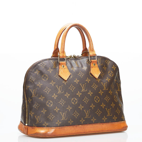 ルイ ヴィトン モノグラム アルマPM ハンドバッグ M51130 ブラウン PVC レザー レディース LOUIS VUITTON 【中古】