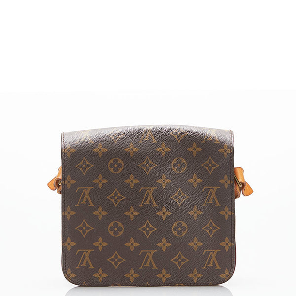 ルイ ヴィトン モノグラム カルトシエールMM 斜め掛け ショルダーバック M51253 ブラウン PVC レザー レディース LOUIS VUITTON 【中古】