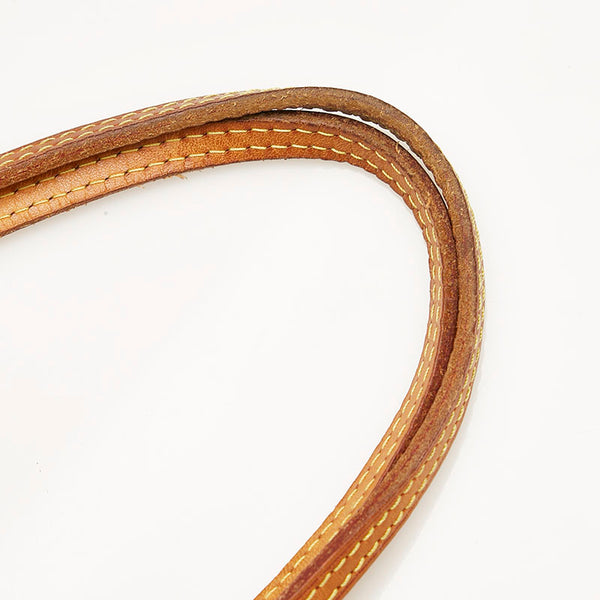 ルイ ヴィトン ダミエ アズール ネヴァーフルPM トートバッグ ショルダーバッグ N51110 ホワイト PVC レザー レディース LOUIS VUITTON 【中古】