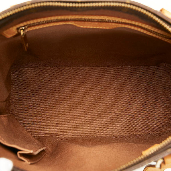 ルイ ヴィトン モノグラム カバピアノ トートバッグ ハンドバッグ M51148 ブラウン PVC レザー レディース LOUIS VUITTON 【中古】