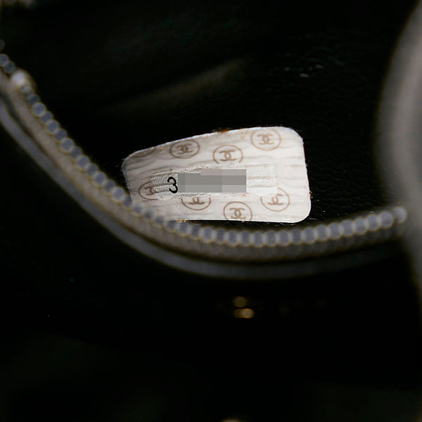 シャネル ココマーク チェーンショルダーバッグ ブラック キャビアスキン レディース CHANEL 【中古】