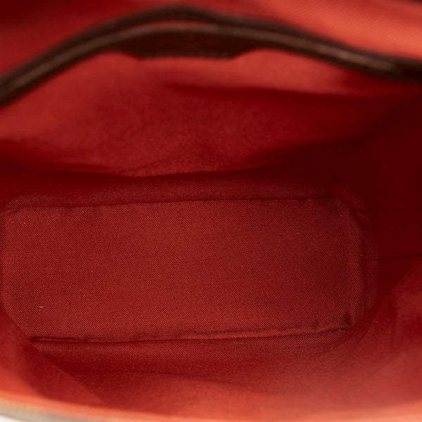 ルイ ヴィトン ダミエ ソーホー リュック バックパック N51132 ブラウン PVC レザー レディース LOUIS VUITTON 【中古】