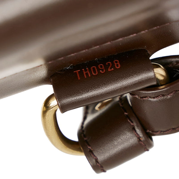 ルイ ヴィトン ダミエ ソーホー リュック バックパック N51132 ブラウン PVC レザー レディース LOUIS VUITTON 【中古】