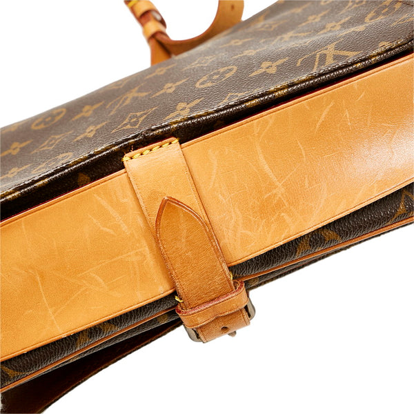 ルイ ヴィトン モノグラム カルトシエールGM 斜め掛け ショルダーバッグ M51252 ブラウン PVC レザー レディース LOUIS VUITTON 【中古】