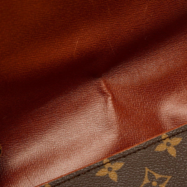 ルイ ヴィトン モノグラム カルトシエールGM 斜め掛け ショルダーバッグ M51252 ブラウン PVC レザー レディース LOUIS VUITTON 【中古】