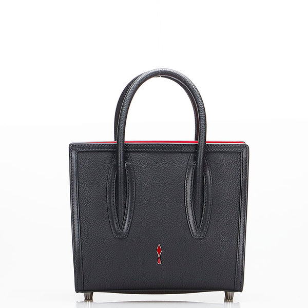 クリスチャンルブタン パロマ S スタッズ ハンドバッグ ショルダーバッグ 2WAY 3195279B287 ブラック レッド カーフ レディース Christian Louboutin 【中古】