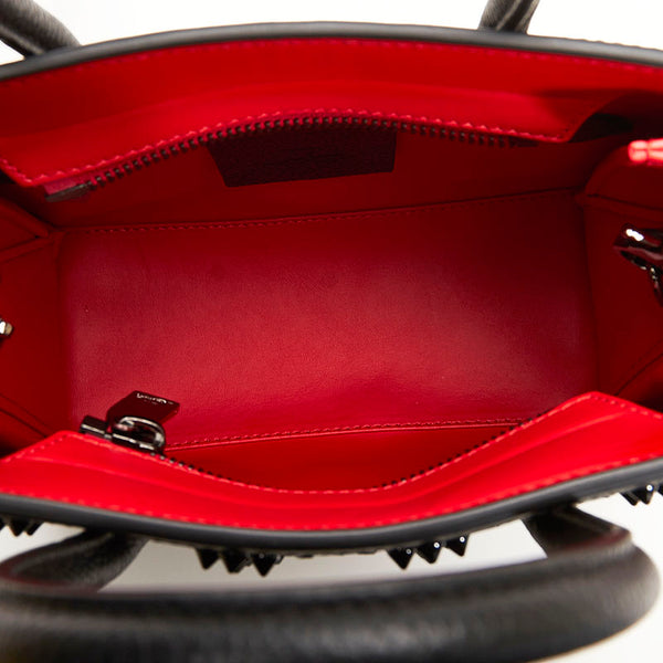 クリスチャンルブタン パロマ S スタッズ ハンドバッグ ショルダーバッグ 2WAY 3195279B287 ブラック レッド カーフ レディース Christian Louboutin 【中古】