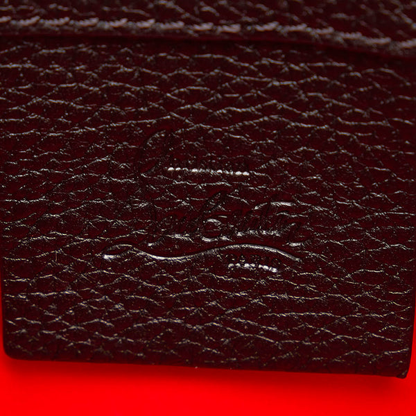 クリスチャンルブタン パロマ S スタッズ ハンドバッグ ショルダーバッグ 2WAY 3195279B287 ブラック レッド カーフ レディース Christian Louboutin 【中古】