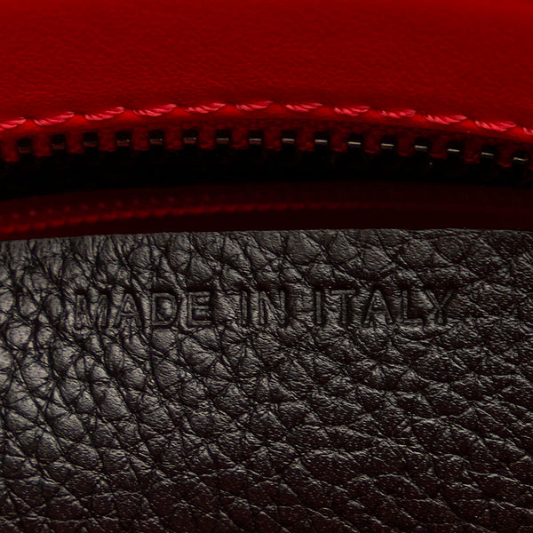 クリスチャンルブタン パロマ S スタッズ ハンドバッグ ショルダーバッグ 2WAY 3195279B287 ブラック レッド カーフ レディース Christian Louboutin 【中古】