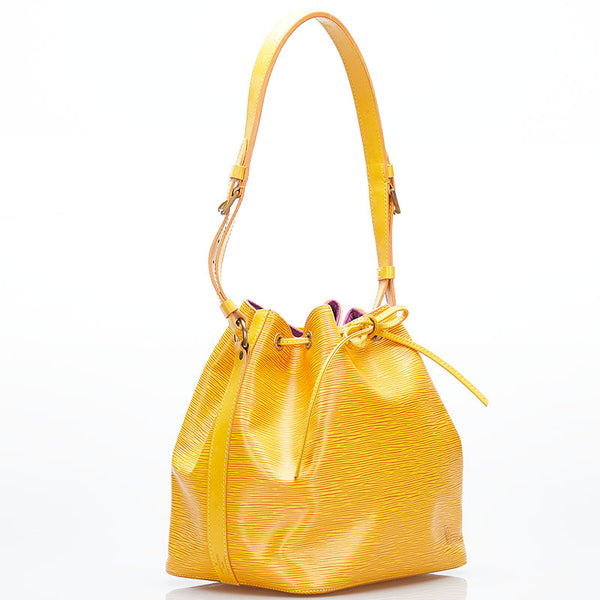 ルイ ヴィトン エピ プチノエ ショルダーバッグ M44109 タッシリイエロー レザー レディース LOUIS VUITTON 【中古】