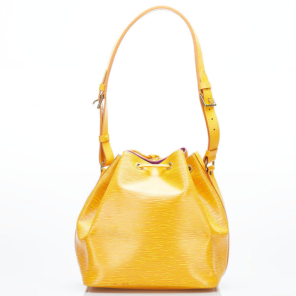 ルイ ヴィトン エピ プチノエ ショルダーバッグ M44109 タッシリイエロー レザー レディース LOUIS VUITTON 【中古】