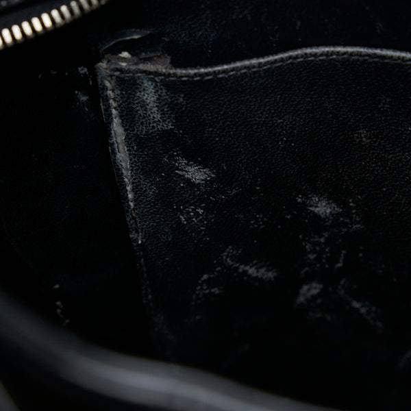 シャネル ココマーク キルティング 復刻トート シルバー金具 トートバッグ ショルダーバッグ ブラック パテントレザー レディース CHANEL 【中古】