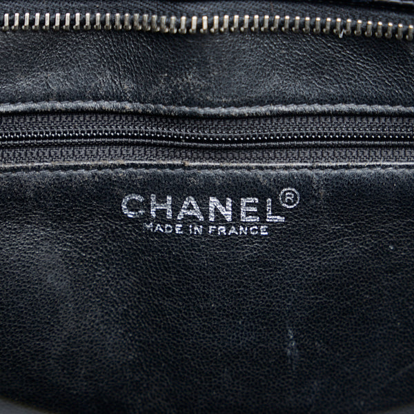 シャネル ココマーク キルティング 復刻トート シルバー金具 トートバッグ ショルダーバッグ ブラック パテントレザー レディース CHANEL 【中古】