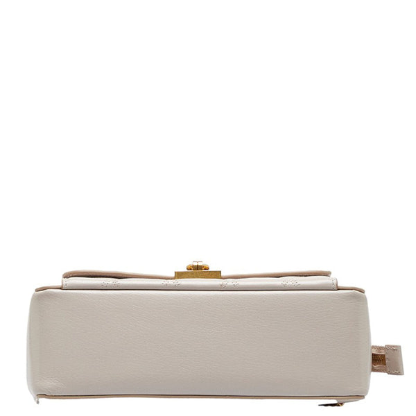 ジバンシー ポケット 斜め掛け チェーン ショルダーバッグ BB5059B08Z  ナチュラル ゴールド レザー レディース Givenchy 【中古】
