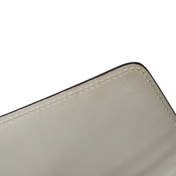 グッチ シェリーライン シルヴィ ショルダーバッグ 421882 ホワイト ネイビー レッド レザー レディース GUCCI 【中古】