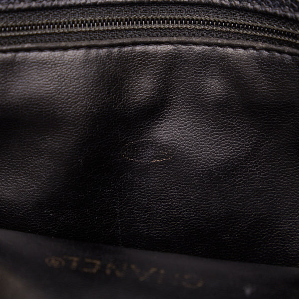 シャネル ココマーク ゴールド金具 チェーン ショルダーバッグ トートバッグ ブラック キャビアスキン レディース CHANEL 【中古】