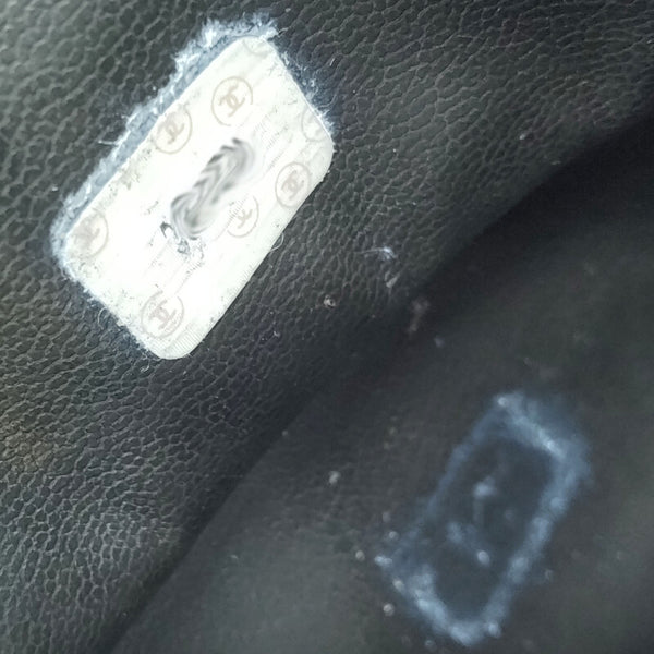 シャネル ココマーク ゴールド金具 チェーン ショルダーバッグ トートバッグ ブラック キャビアスキン レディース CHANEL 【中古】