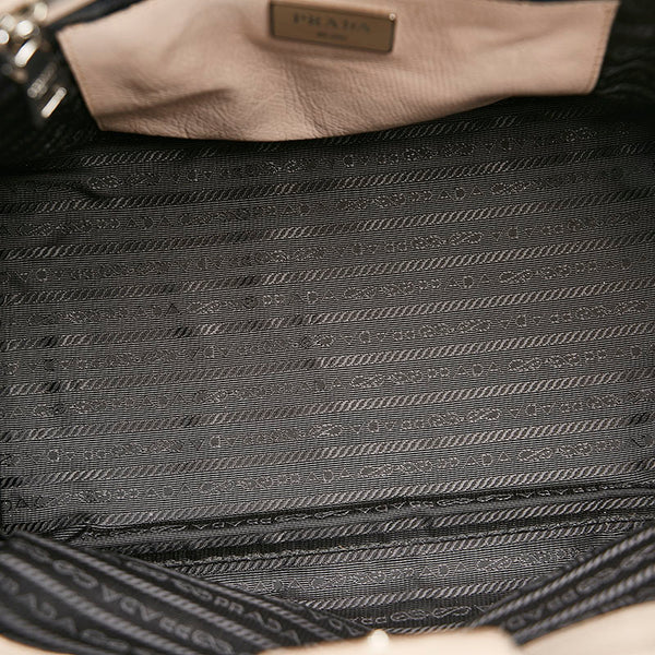 プラダ GLACE'CALF ハンドバッグ ショルダーバッグ 2WAY B26250 POMICE ベージュ レザー レディース PRADA 【中古】
