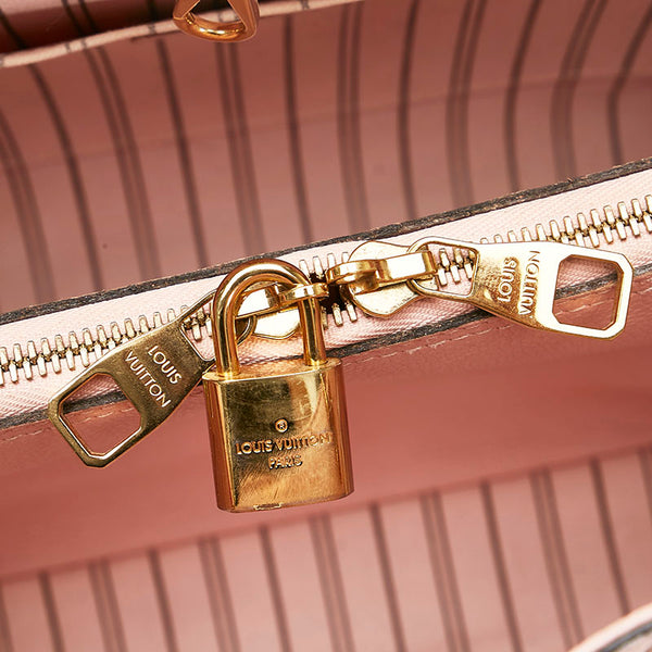 ルイ ヴィトン モノグラム アンプラント モンテーニュ MM ハンドバッグ M41394 ローズバレリーヌ ピンク レザー レディース LOUIS VUITTON 【中古】