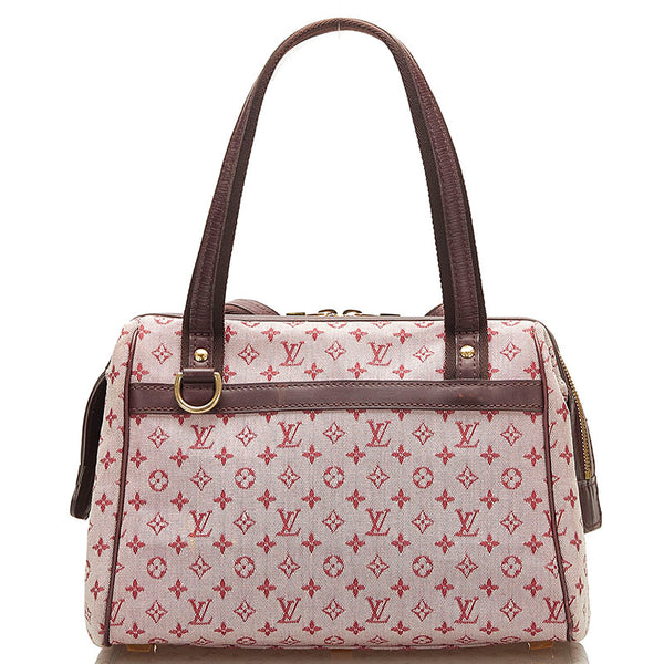 ルイ ヴィトン モノグラム ミニ ジョセフィーヌPM ハンドバッグ M92216 スリーズ ピンク キャンバス レザー レディース LOUIS VUITTON 【中古】
