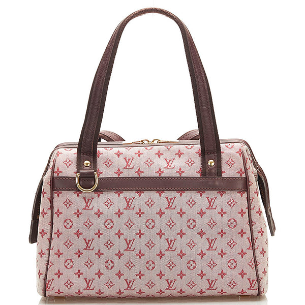 ルイ ヴィトン モノグラム ミニ ジョセフィーヌPM ハンドバッグ M92216 スリーズ ピンク キャンバス レザー レディース LOUIS VUITTON 【中古】
