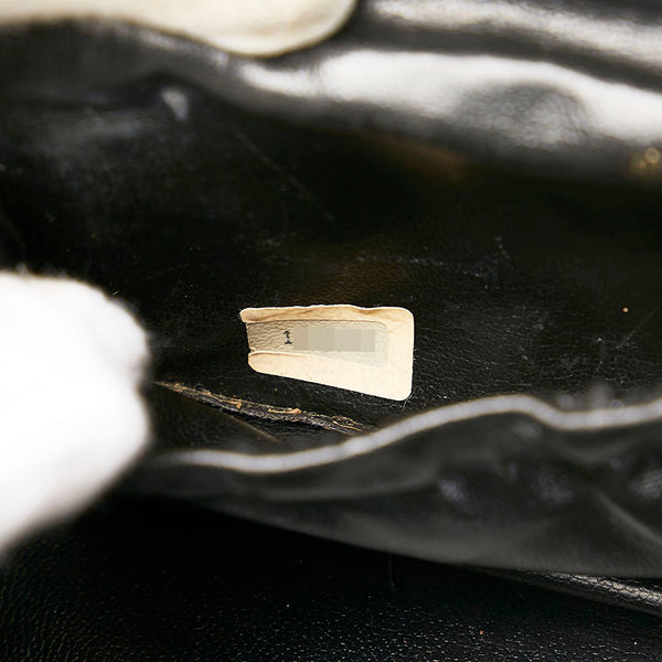 シャネル ココマーク ヴァニティバッグ バニティバッグ ハンドバッグ ブラック レザー レディース CHANEL 【中古】