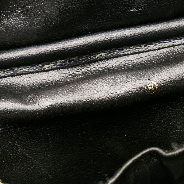 シャネル ココマーク ヴァニティバッグ バニティバッグ ハンドバッグ ブラック レザー レディース CHANEL 【中古】