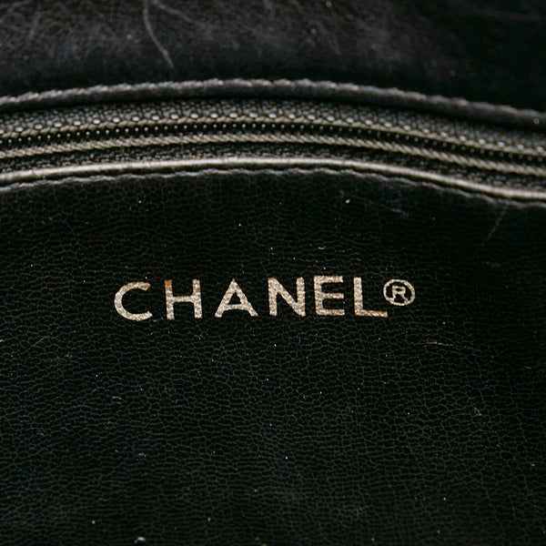 シャネル マトラッセ チェーン ショルダーバッグ ブラック レザー レディース CHANEL 【中古】