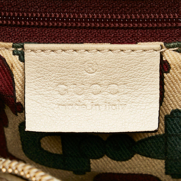 グッチ グッチシマ アビー ハンドバッグ ワンショルダーバッグ 190525 ホワイト アイボリー レザー レディース GUCCI 【中古】